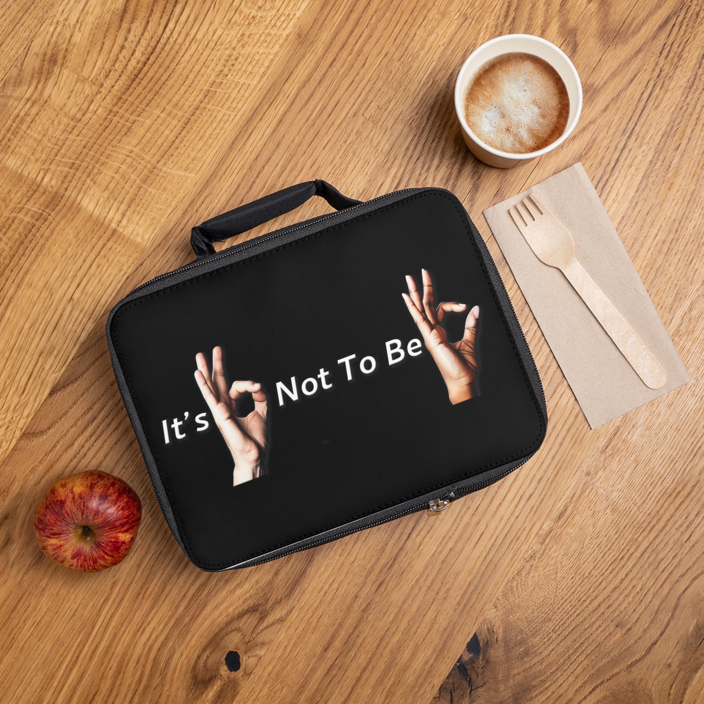 It's OK Not To Be OK Hands Lunch Bag