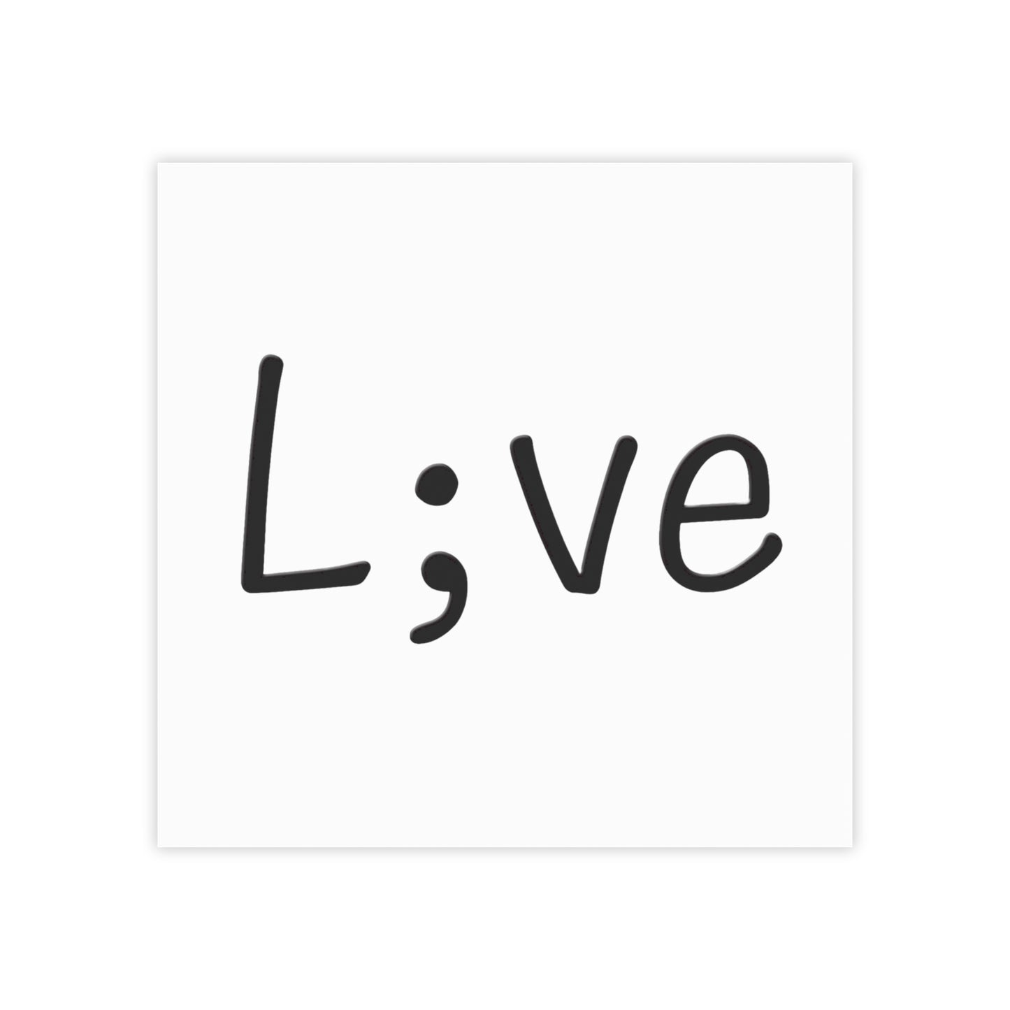 Semi-Colon L;ve Post-it® Note Pads