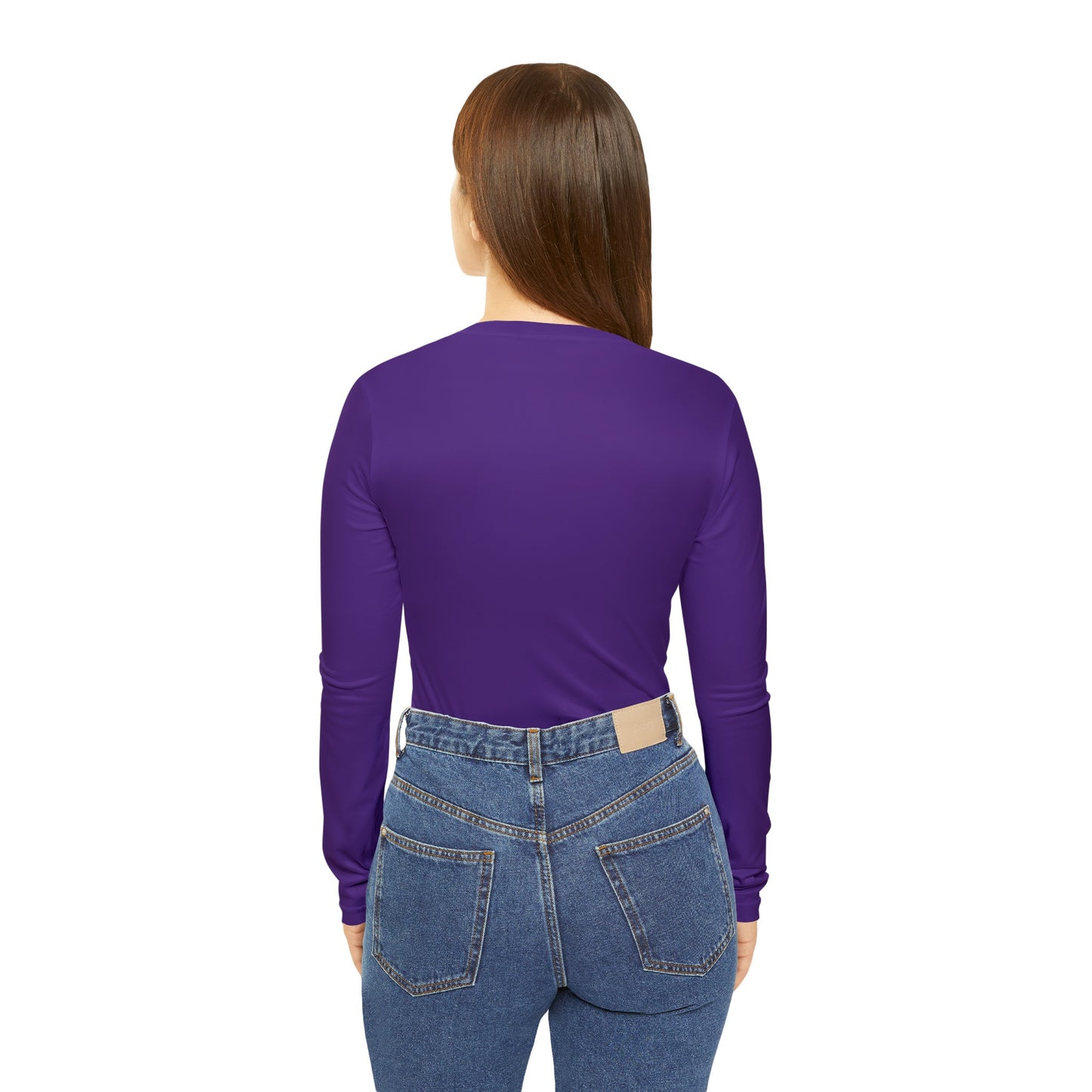 Semi-Colon ; Women's Long Sleeve V-neck Shirt