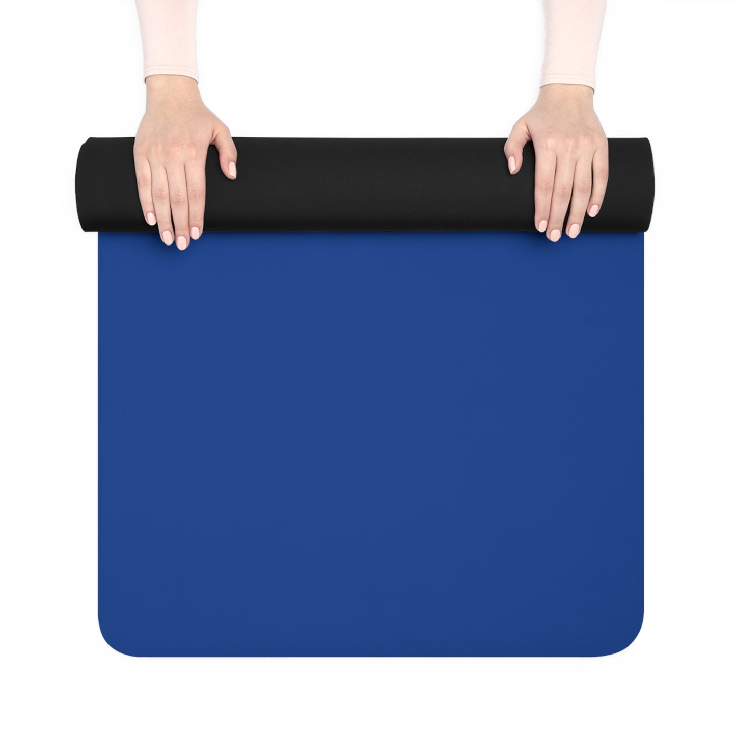 Never Let Fear Decide Your Future Rubber Yoga Mat