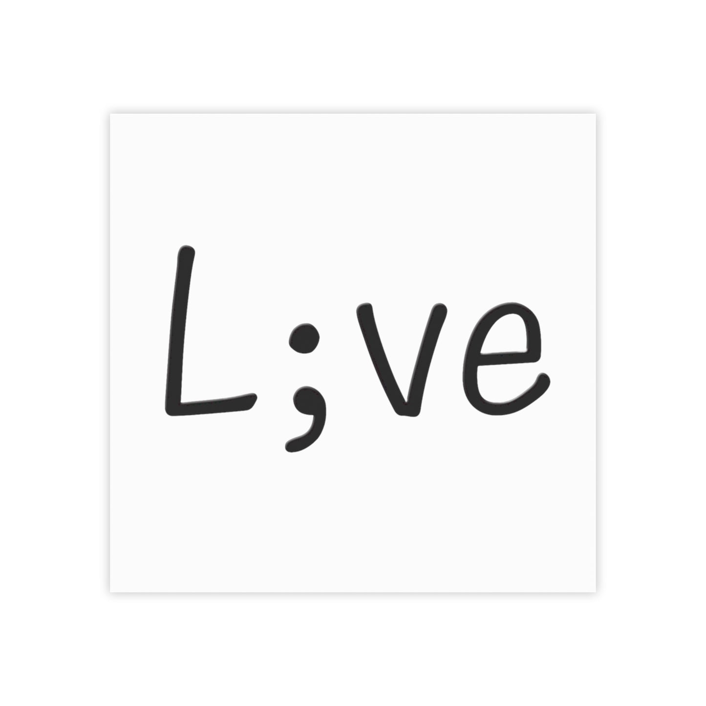 Semi-Colon L;ve Post-it® Note Pads