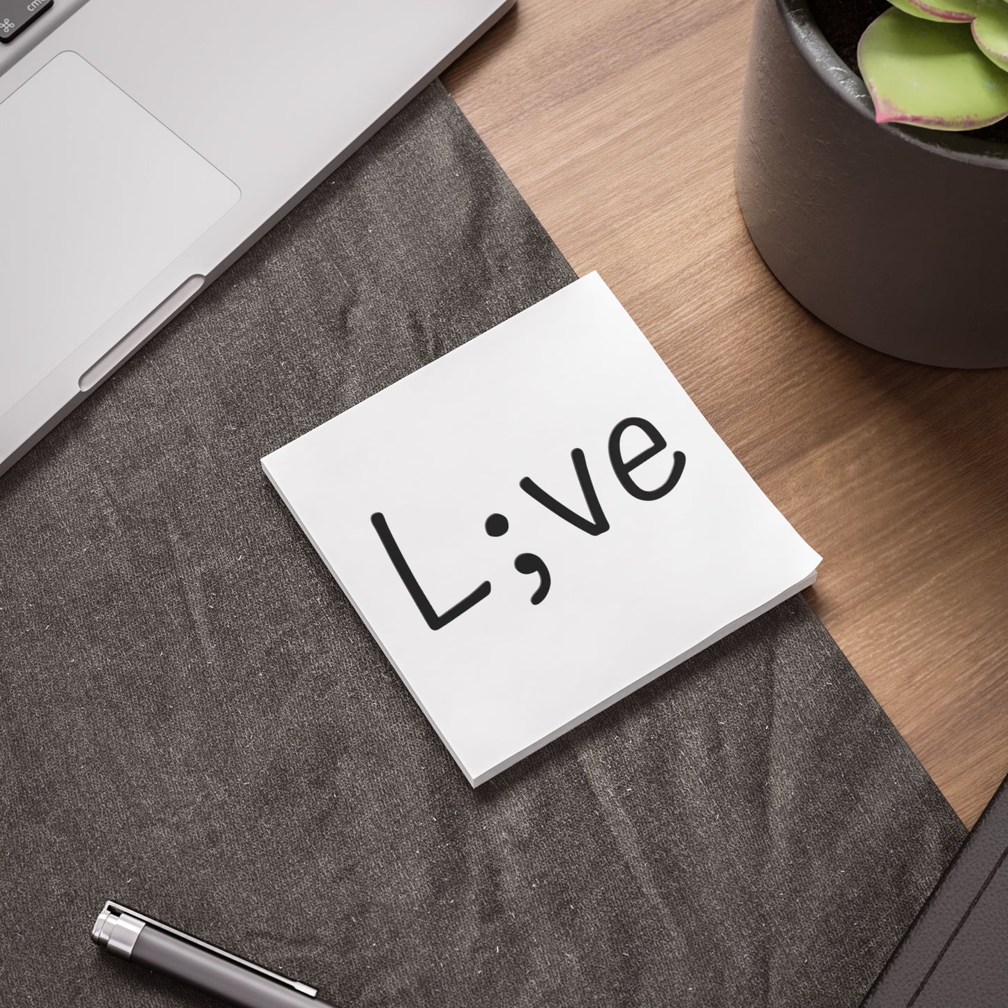 Semi-Colon L;ve Post-it® Note Pads