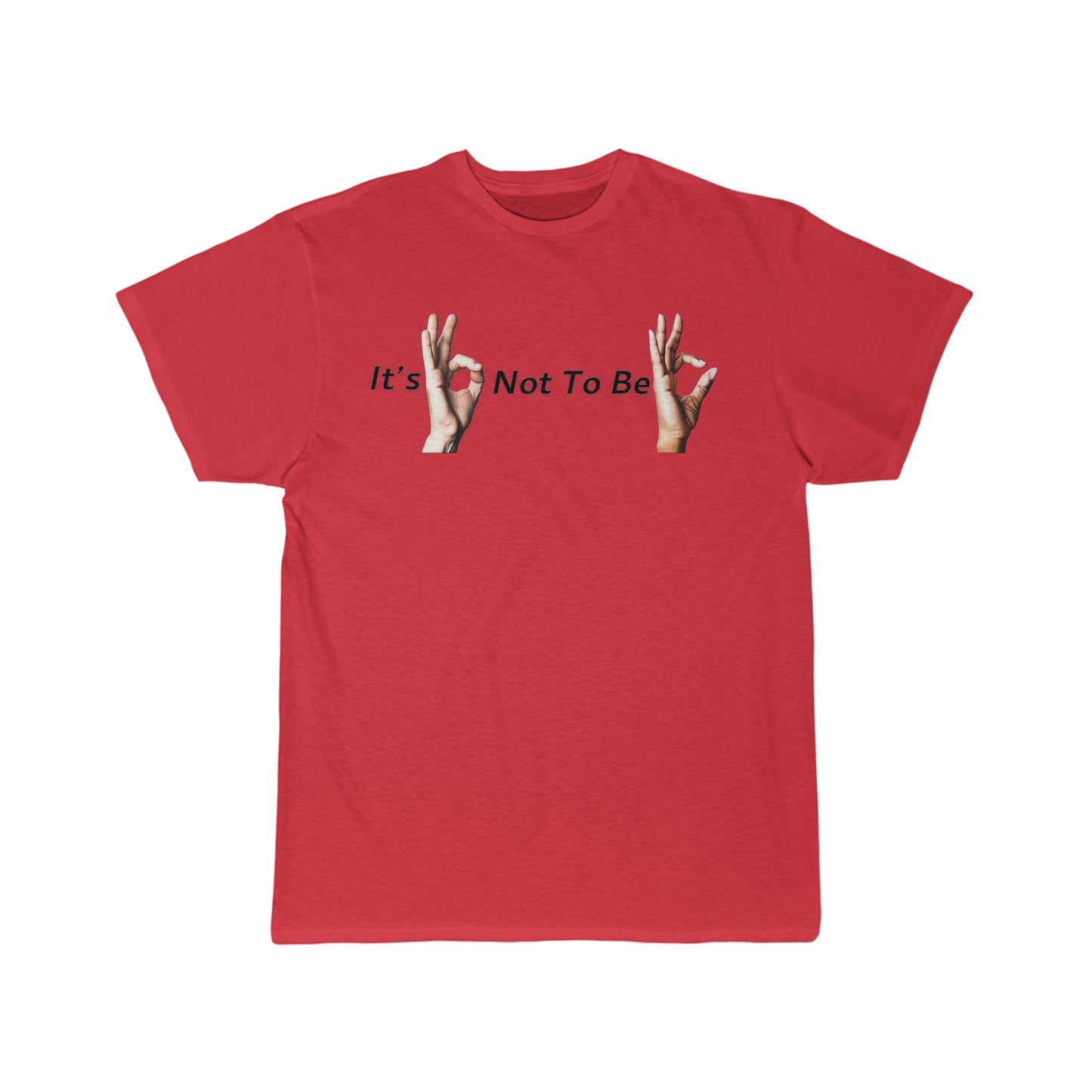 It's OK Not To Be OK Hands Men's Short Sleeve Tee