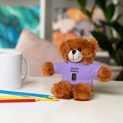 Social Battery Low Stuffed Animals with Tee