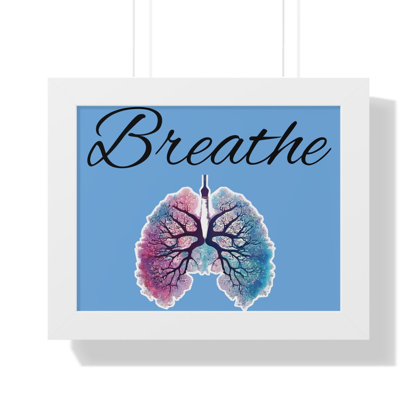 Breathe Framed Horizontal Poster