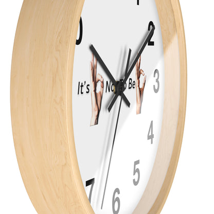 It's OK Not To Be OK Hands Wall Clock