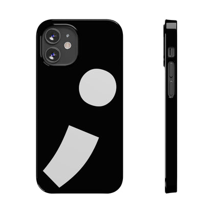 Semi-Colon ; Slim Phone Cases