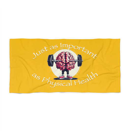 Mental Health Muscle Beach Towel