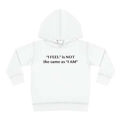 I Feel is Not the same as I Am Toddler Pullover Fleece Hoodie