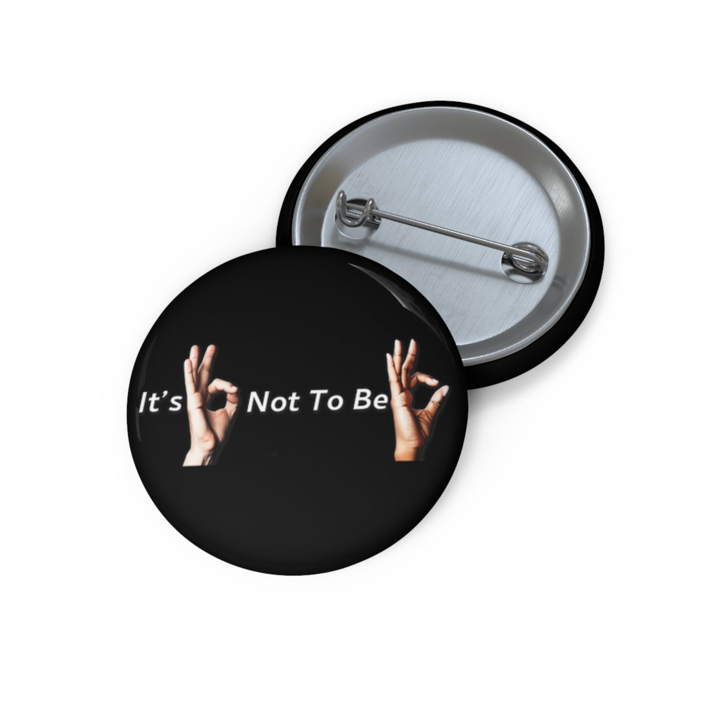 It's OK Not To Be OK Hands Pin Buttons