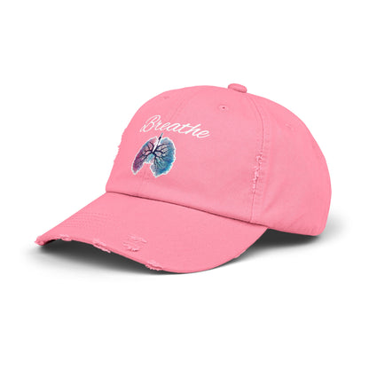 Breathe Unisex Distressed Cap