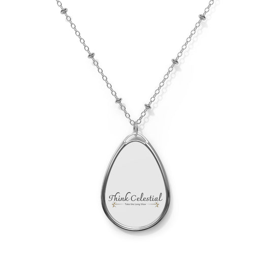 Think Celestial Oval Necklace