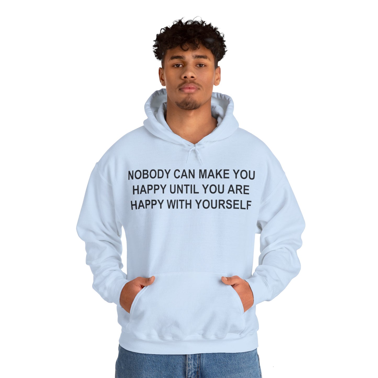 Happy with Yourself Heavy Blend™ Hooded Sweatshirt