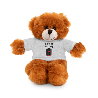 Social Battery Low Stuffed Animals with Tee