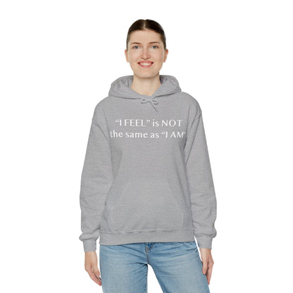 I Feel is Not the same as I Am Heavy Blend™ Hooded Sweatshirt