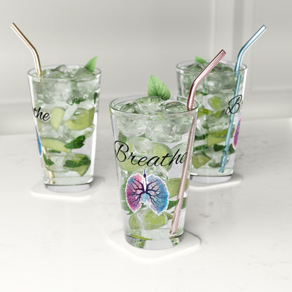 Breathe 16oz Pint Glass