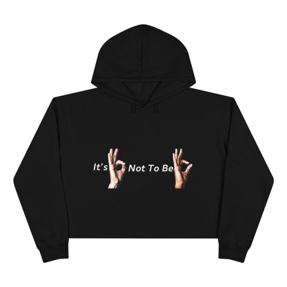 It's OK Not To Be OK Hands Crop Hoodie