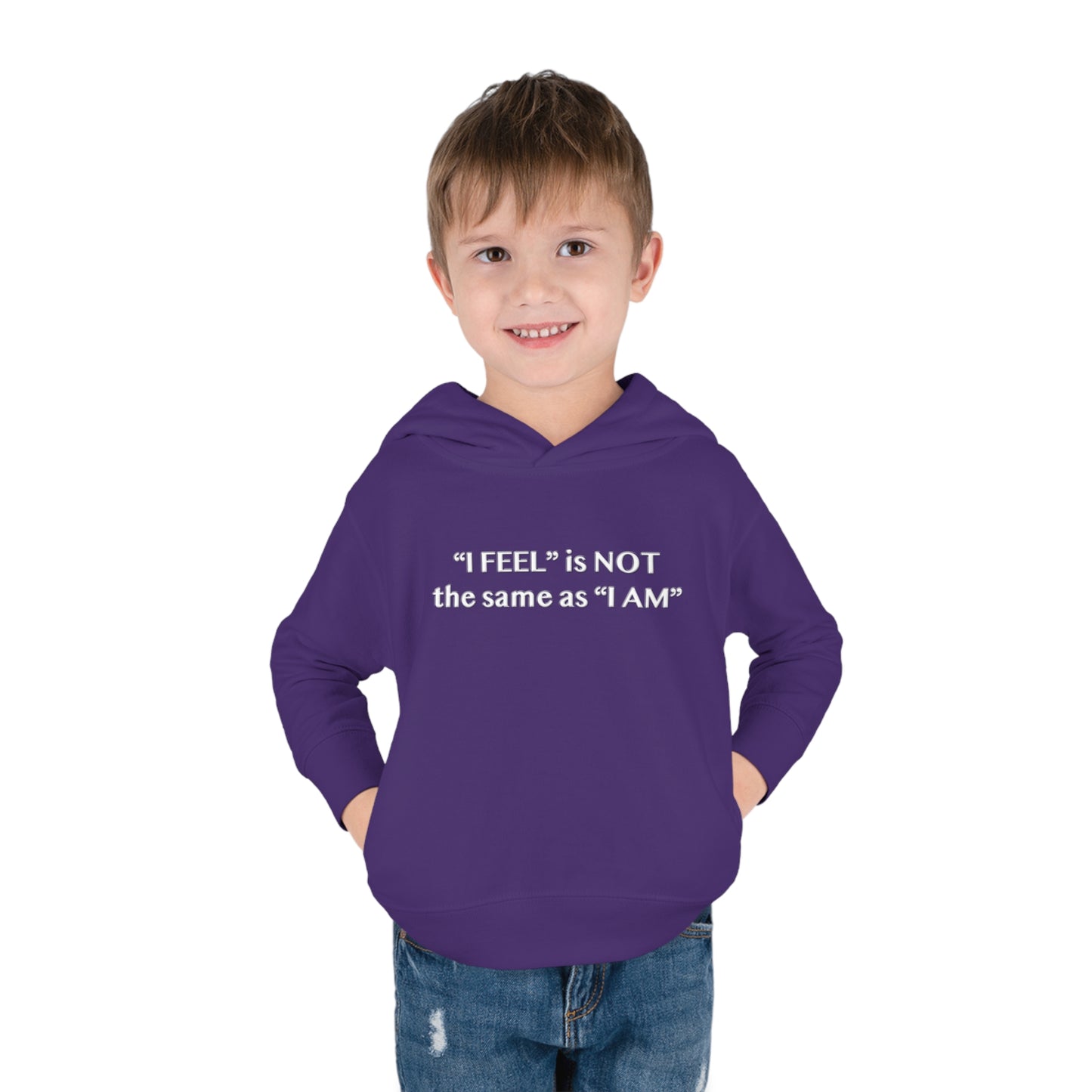 I Feel is Not the same as I Am Toddler Pullover Fleece Hoodie