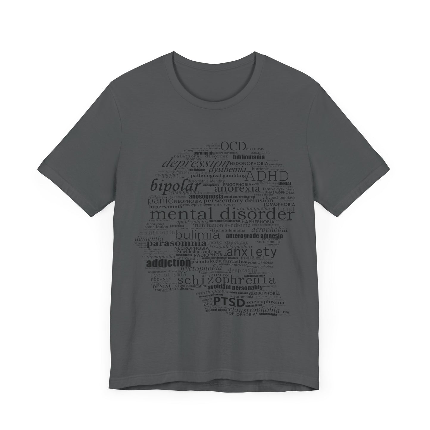 Mental Disorder Silhouette T-Shirt