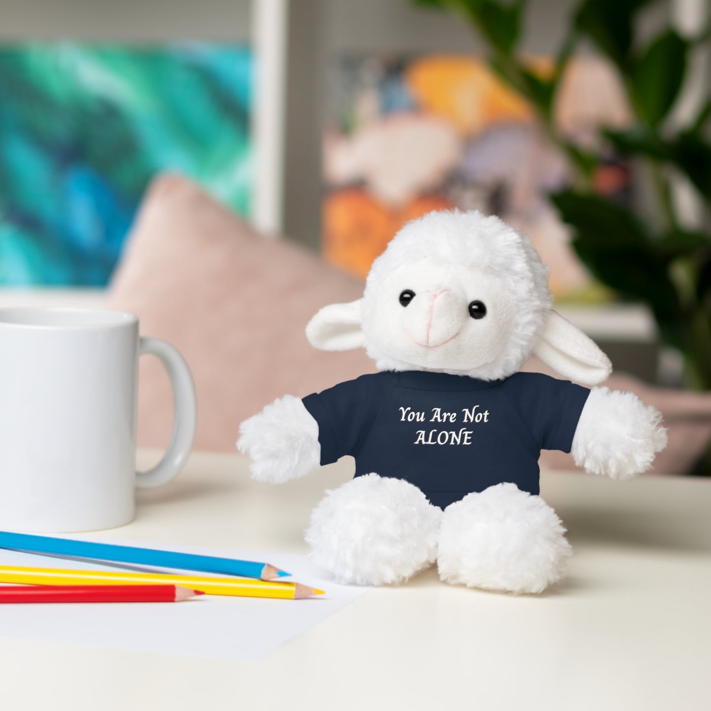 You Are Not Alone Stuffed Animals with Tee