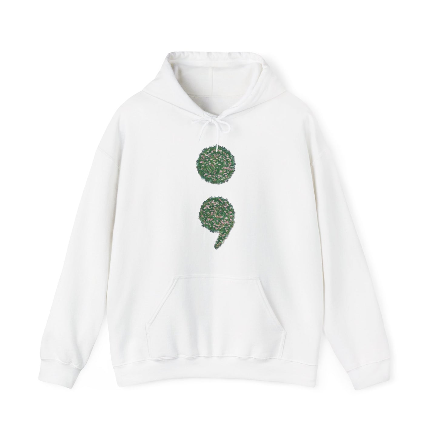 Flowers Semi-Colon Heavy Blend™ Hooded Sweatshirt