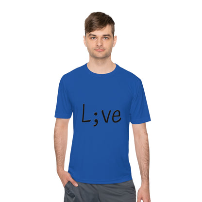 Semi-Colon L;ve Moisture Wicking Tee