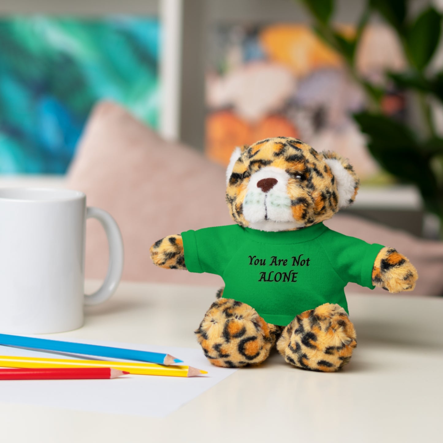 You Are Not Alone Stuffed Animals with Tee