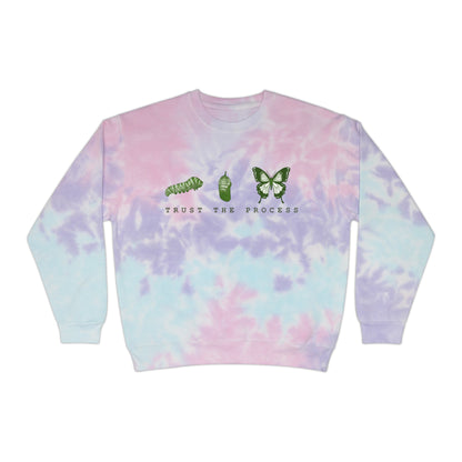 Trust The Process Unisex Tie-Dye Sweatshirt