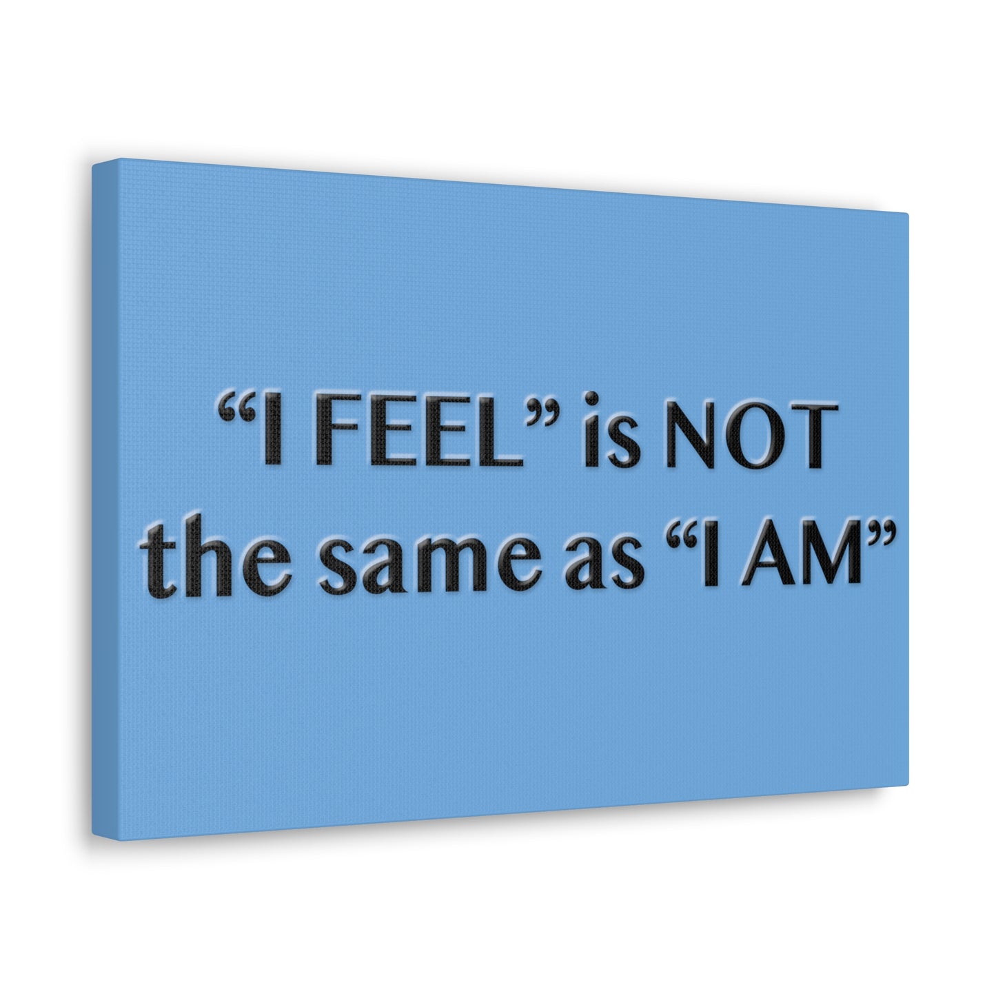 I Feel is Not the same as I Am Canvas Gallery Wraps