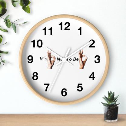 It's OK Not To Be OK Hands Wall Clock