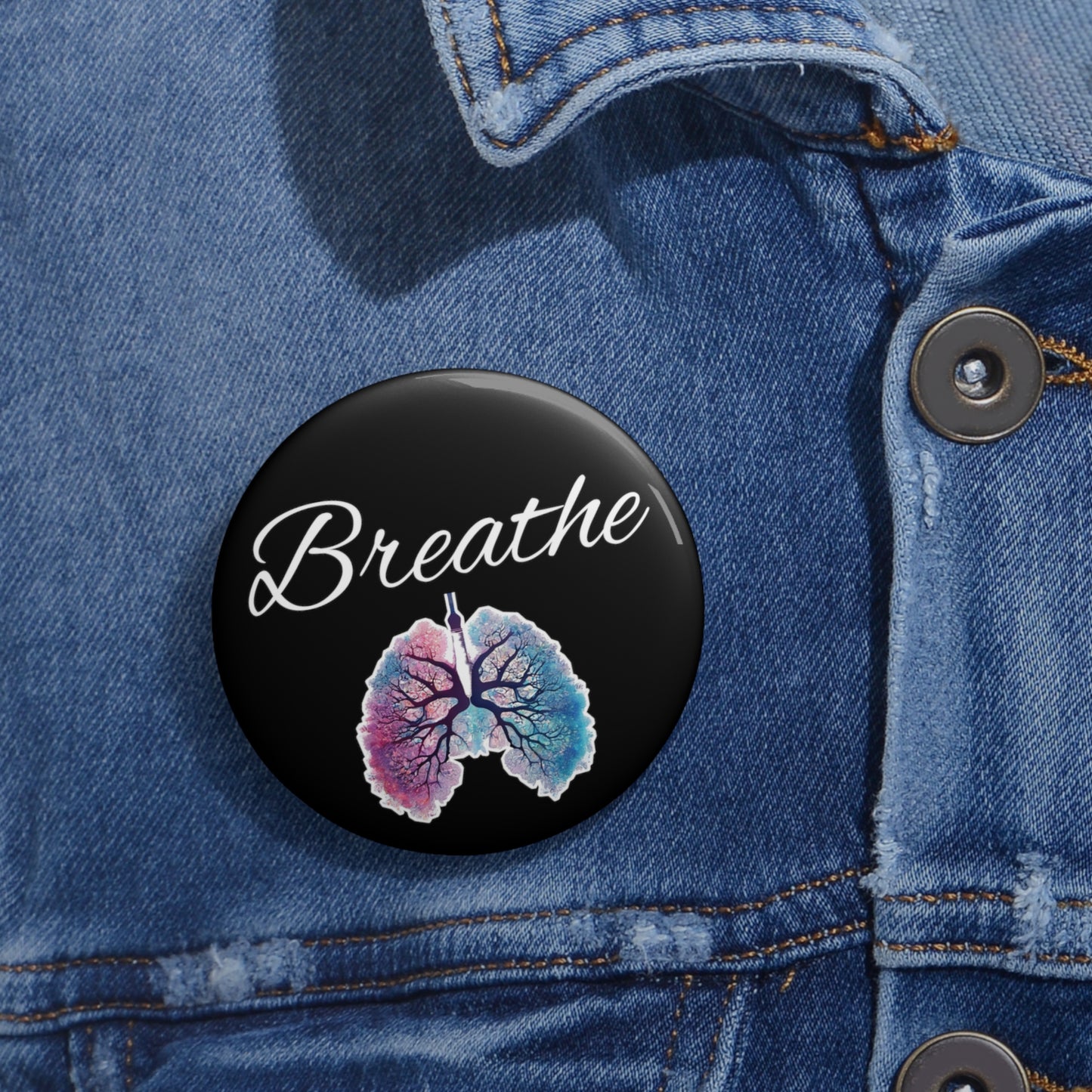 Breathe Pin Buttons