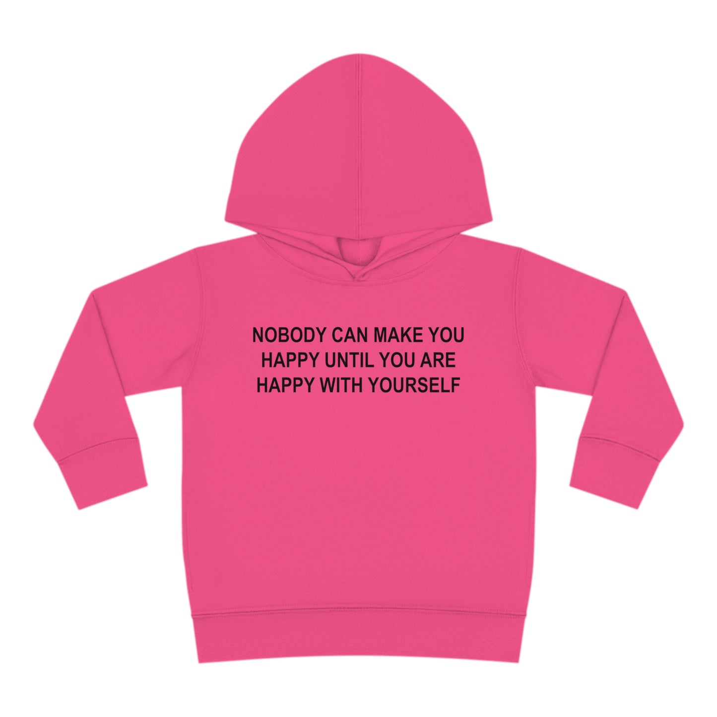 Happy with Yourself Toddler Pullover Fleece Hoodie