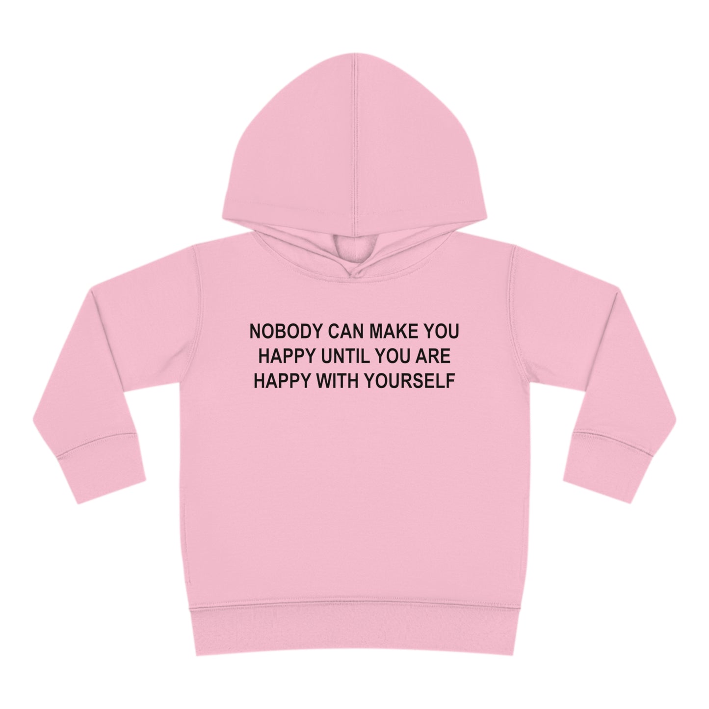 Happy with Yourself Toddler Pullover Fleece Hoodie