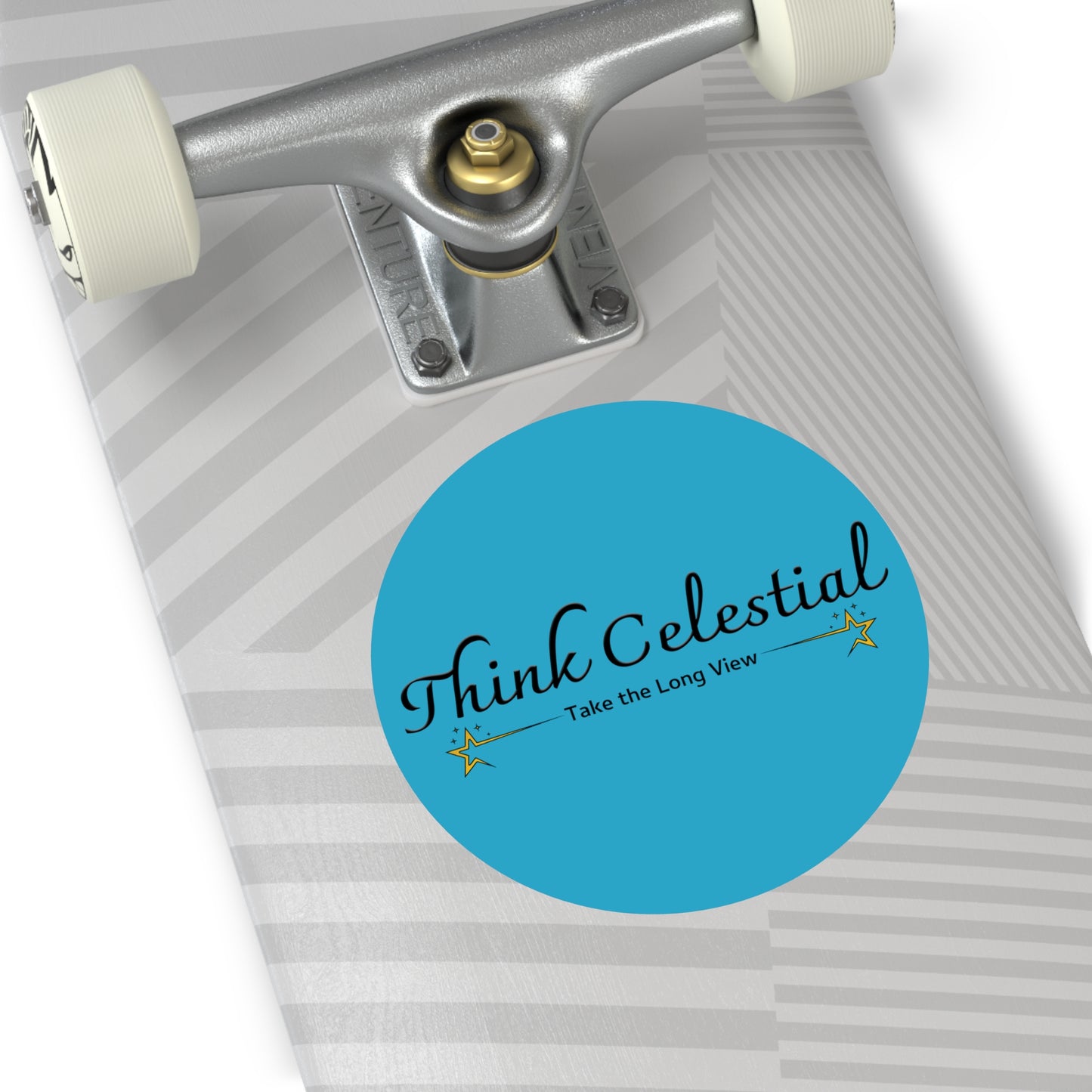 Think Celestial Round Vinyl Stickers