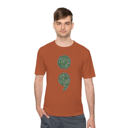 Flowers Semi-Colon Moisture Wicking Tee