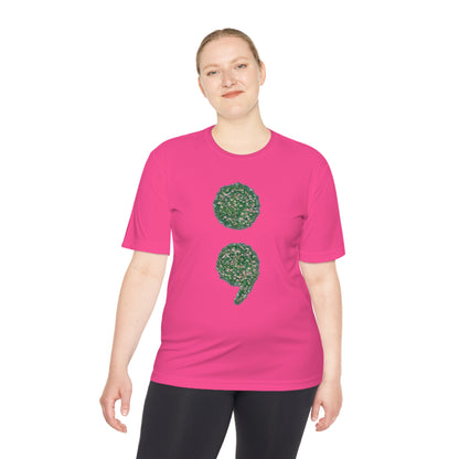 Flowers Semi-Colon Moisture Wicking Tee