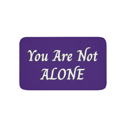 You Are Not Alone Memory Foam Bath Mat