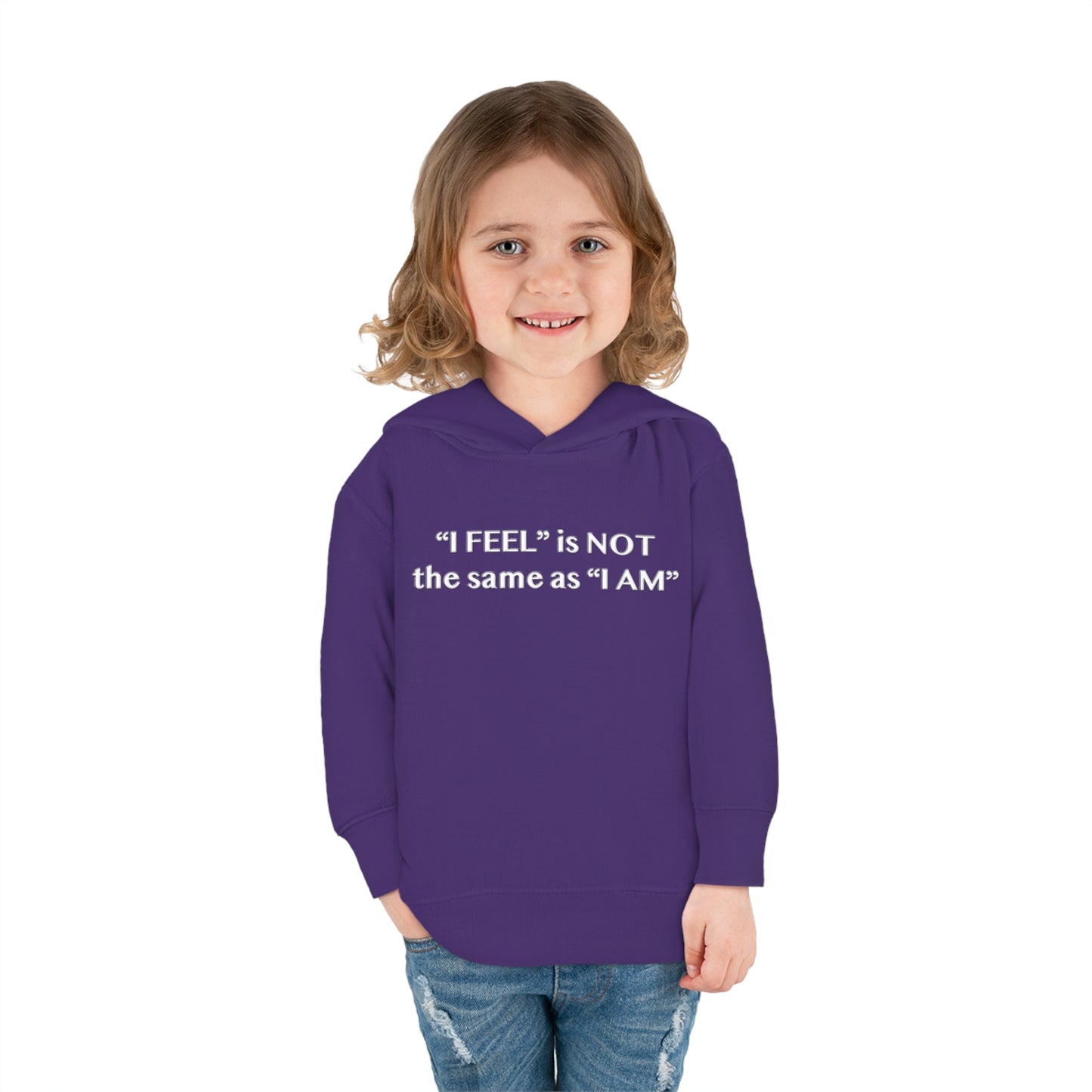 I Feel is Not the same as I Am Toddler Pullover Fleece Hoodie