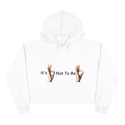 It's OK Not To Be OK Hands Crop Hoodie