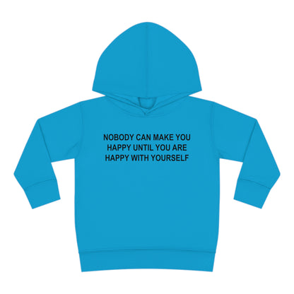 Happy with Yourself Toddler Pullover Fleece Hoodie