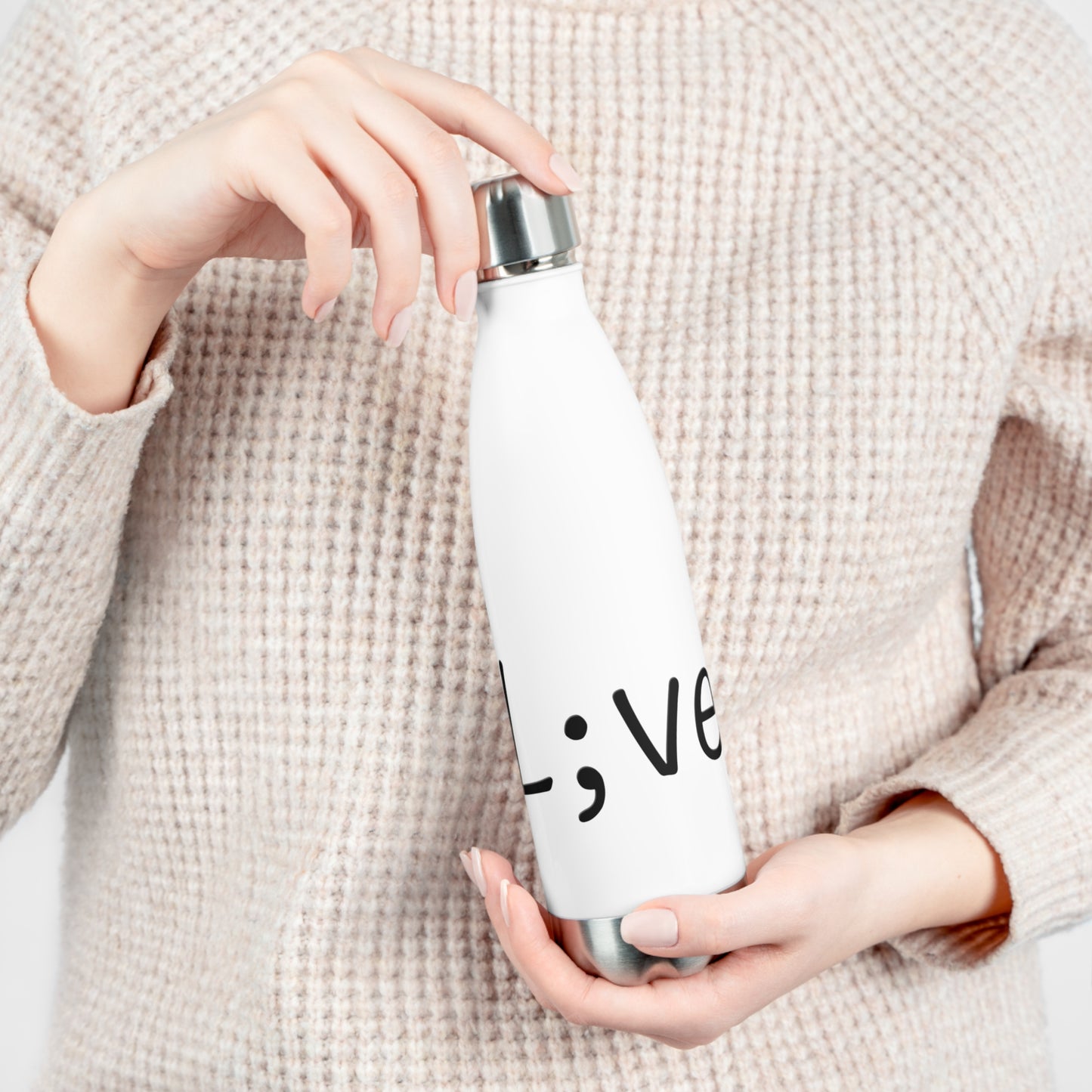 Semi-Colon L;ve 20oz Insulated Bottle