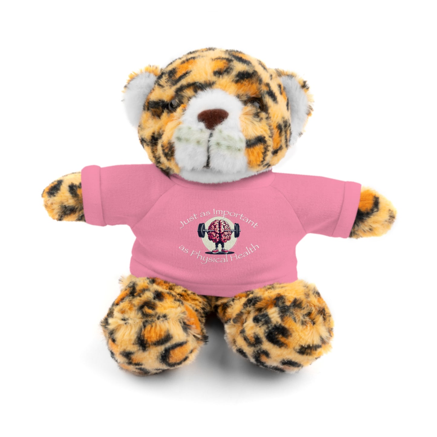 Mental Health Muscle Stuffed Animals with Tee