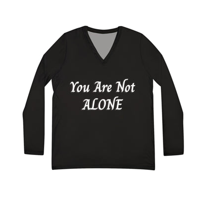 You Are Not Alone Long Sleeve V-neck Shirt