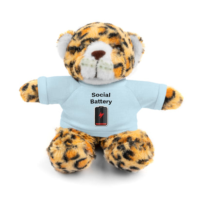 Social Battery Low Stuffed Animals with Tee