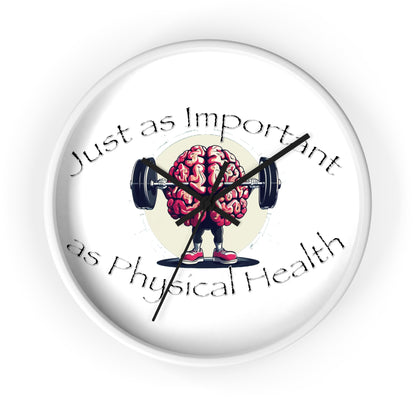 Mental Health Muscle Wall Clock