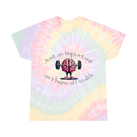 Mental Health Muscle Tie-Dye Tee, Spiral