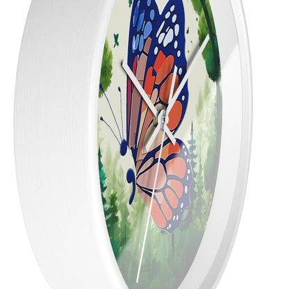 Semi-Colon Butterfly Wall Clock