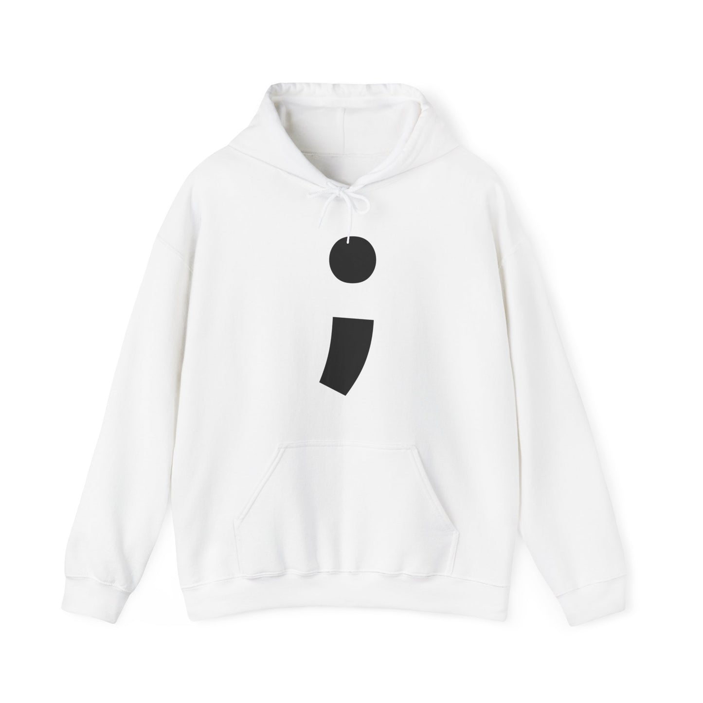 Semi-Colon ; Heavy Blend™ Hooded Sweatshirt