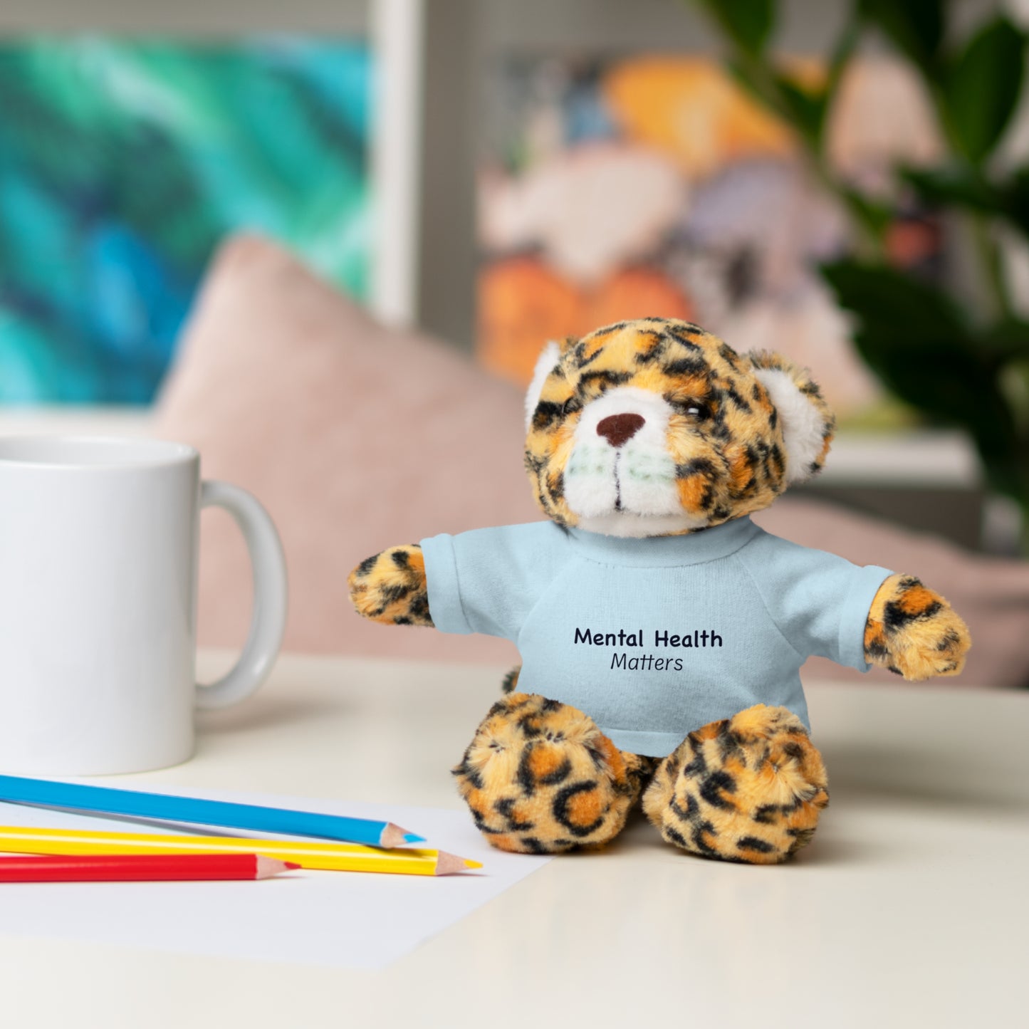 Mental Health Matters Stuffed Animals with Tee