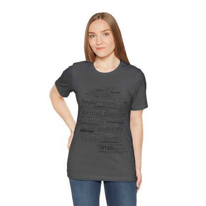 Mental Disorder Silhouette T-Shirt